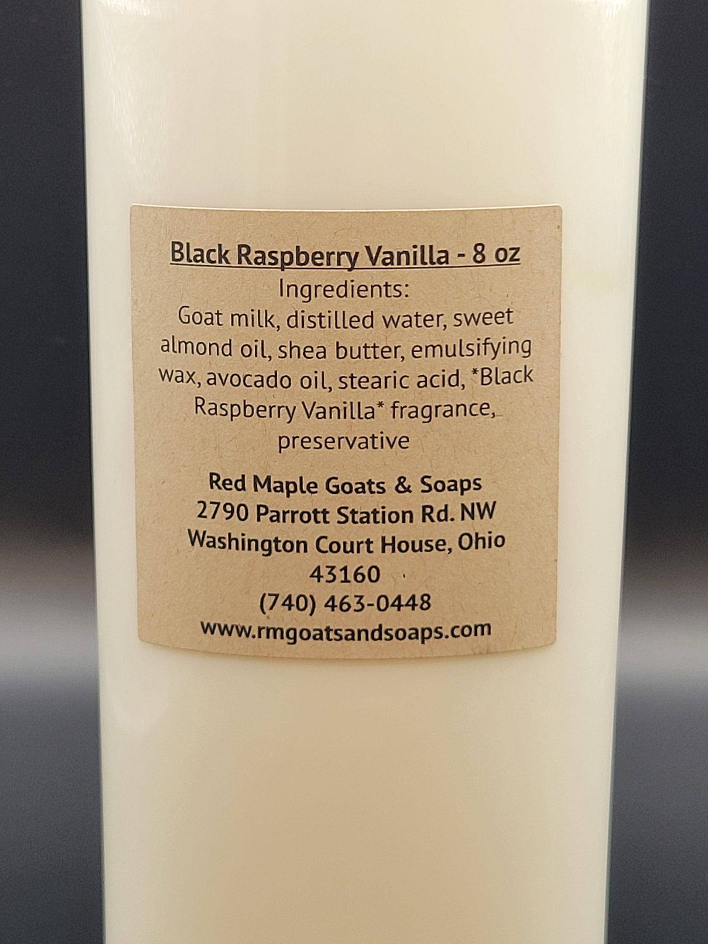 Black Raspberry Vanilla Lotion